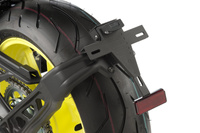 UCHWYT TABLICY REJESTRACYJNEJ FENDER ELIMINATOR PUIG DO YAMAHA MT-09 17-20 (DO ORYGINALNEGO UCHWYTU) - czarny