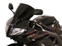 Szyba motocyklowa MRA SUZUKI SV 1000 S, WVBX, 2003-, forma R, czarna