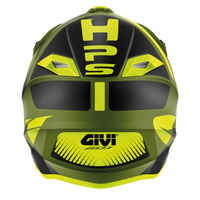 GIVI KASK CROSS 60.1 FRESH ECE R22-06 KOLOR CZARNY/ZIELONY/ŻÓŁTY ROZMIAR L