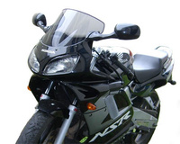 Szyba motocyklowa MRA HONDA NSR 125, JC22, 1998-, forma RM, czarna