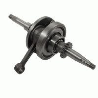 WAŁ KORBOWY POWER FORCE GY6 4T 50CC - TUNINGOWY 16 ZĘBÓW, SKRÓCONY KORBOWÓD ODPRĘŻAJĄCY SILNIK