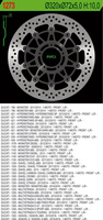 NG TARCZA HAMULCOWA PRZÓD DUCATI 796/821/1078/1100/1200 '11-'16 (320X72X5) (5X8,5MM)