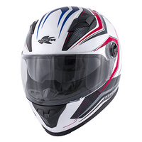 KAPPA KASK KV27 DENVER INTEGRALNY Z BLENDĄ KOLOR BIAŁY / CZERWONY / NIEBIESKI 61/XL - WYPRZEDAŻ - WYCOFANY Z OFERTY - HKKV27FWHRB61