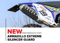 POLISPORT OSŁONA TŁUMIKA UNIWERSALNA ARMADILLO EXTREM SILENCER GUARD KOLOR NIEBIESKI