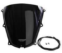 Szyba motocyklowa MRA HONDA CBR 600 RR, PC37, 2005-2006, forma O, czarna