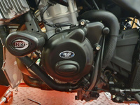 Osłona Silnika Rg Racing Kawasaki Zx-25R 20-, Lewa Strona Osłona Alternatora Black