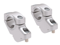 Podwyższenie kierownicy Offset do motocykla Yamaha Ténéré 700 Rally (2025-), 30 mm w górę, 21 mm w tył, srebrne