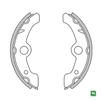 NEWFREN SZCZĘKI HAMULCOWE YAMAHA YFM 350 FW '85-95, 350 BIG BEAR '96-98, 400 KODIAK '93-99 (160X25MM) PRZÓD - BEZ SPRĘŻYNEK - WYPRZEDAŻ