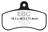 EBC Klocki kartingowe FA537 (1 kpl. na tarczę)