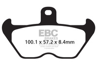 Klocki hamulcowe EBC FA407HH wzmacniane (kpl. na 1 tarcze)