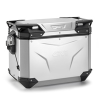 GIVI KUFER BOCZNY TREKKER OUTBACK EVO SMART ANODYZOWANY (PRAWY 48LTR) - (WKŁADKĘ SLR... NALEŻY DOKUPIĆ DODATKOWO)