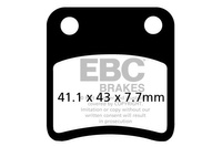 Klocki hamulcowe EBC SFA257 skuterowe (kpl. na 1 tarcze)