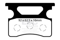 EBC Klocki kartingowe FA548 (1 kpl. na tarczę)