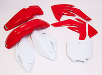 UFO Komplet plastików HONDA CRF 150 '07-'17 kolor OEM (CZERWONY/BIAŁY) (HO111E999)