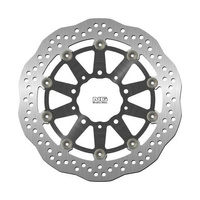 NG TARCZA HAMULCOWA PRZÓD KAWASAKI ER6 F/N, ZX 10R 04-15, ZX6R 05-16, KLE 650 VERSYS 07-15, Z 750 (300X80X5MM) (5X10,MM) WAVE PŁYWAJĄCA (ŚRODEK ALUMINIOWY,CZARNY)