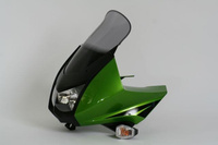 Szyba motocyklowa MRA KAWASAKI KLR 650, KLR650E/E8F/KL650C, 2008-, forma T, przyciemniana