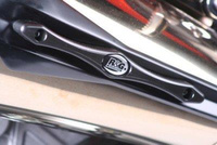 Slidery Tłumika RG Racing Kawasaki Z1000 07, Para Black