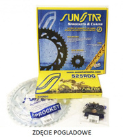 SUNSTAR NAPĘD DO KTM 990 ADVENTURE 10-12, ADVENTURE R 990 10-12 PLUS ZŁOTY (16/42/118) (DO 1100CC) (SUN42716/SUN1-4553-42/SS525RTG1-118G) - WYPRZEDAŻ