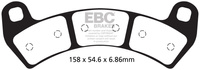 Klocki hamulcowe EBC SXR680HH Side By Side Race Formula (kpl. na 1 tarcze)