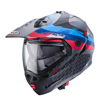 KASK SZCZĘKOWY CABERG FLIP-UP ENDURO TOURMAX X SARABE SZARY MAT/CZARNY/KOLORY BMW