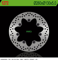 NG TARCZA HAMULCOWA PRZÓD KAWASAKI VN750 VULCAN (260X130X5MM) 7 OTWORÓW ŚR.10,5