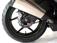 Rolki Wahacza RG Racing Offset Kawasaki Zx10-R 04-08 Black