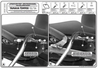 KAPPA STELAŻ KUFRÓW BOCZNYCH MONOKEY SIDE YAMAHA TDM 900 - KLX347