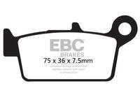 Klocki hamulcowe EBC SFA131/2 skuterowe (kpl. na 1 tarcze)