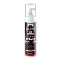 OXFORD MINT HELMET SANITISER PIANKA DO DEZYNFEKCJI I CZYSZCZENIA WNĘTRZA KASKU/BUTÓW/RĘKAWIC 200ML