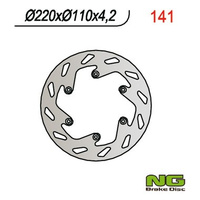 NG TARCZA HAMULCOWA TYŁ KTM / HUSABERG (220X110X4,2) (NG141; NG129)