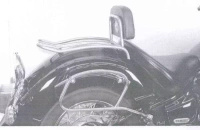 Hepco&Becker  1100 A Drag Star Classic (2001-2007) solorack with backrest - 611412 00 02