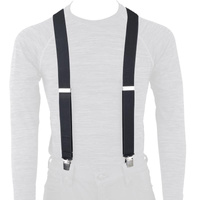 OXFORD SZELKI PRZYPINANE DO SPODNI SLIM (WĄSKIE - 35MM) KOLOR CZARNY