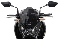Szyba motocyklowa MRA KAWASAKI Z 250, ER300A, 2013-, forma R, czarna