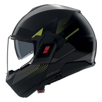 Kask Szczękowy z przesuwaną szczęką NOLAN N120-1 malowanie CICLONE czarny fluo Kolekcja 2026