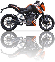 Tłumik IXIL KTM DUKE 125 - 200 11-16, typ L3XB (waga 3000 g, długość 370 mm, materiał Inox AISI304,