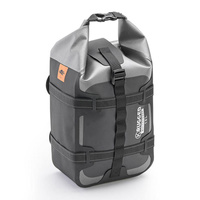 KAPPA TORBA / WAŁEK NA SIEDZENIE / BAGAŻNIK 40L 100% WODOSZCZELNA KOLOR CZARNO-SREBRNY (K' RUGGED)  - AV01