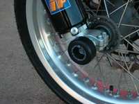 Slidery Przedniego Zawieszenia RG Racing Aprilia Sxv 450/550 06 Black