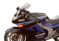 Szyba motocyklowa MRA KAWASAKI ZZR 1100, ZXT10C, -1992, forma T, czarna