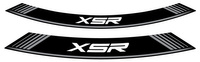 PASKI NA FELGI PUIG DO YAMAHA XSR900 (LOGO SXR) SREBRNE