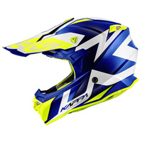 KAPPA 2022/01 KASK KV49 EVO GREAT CROSS KOLOR NIEBIESKI MAT/BIAŁY ROZM. S/56 ( HOMOLOGACJA ECE 22R06 ) - HKKV49RRELW56