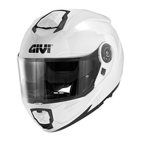 GIVI KASK X.27 SOLID - SZCZĘKOWY Z BLENDĄ - BIAŁY ROZMIAR M / 58