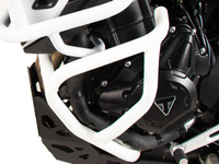 Belka ochronna silnika biała do Triumph Tiger 900 Rally Pro (2024-)
