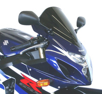 Szyba motocyklowa MRA SUZUKI GSX-R 600, WVB2, 2004-2005, forma R, czarna