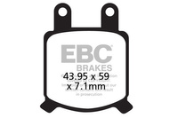 Klocki hamulcowe EBC FA076 (kpl. na 1 tarcze)