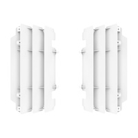 POLISPORT OSŁONY CHŁODNICY (KRATKI-KOMPLET ) KAWASAKI KX 250 '05-'07 KOLOR BIAŁY