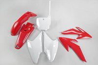 UFO Komplet plastików HONDA CRF 230 '08-'14 kolor OEM (CZERWONY/BIAŁY) (HO117E999)
