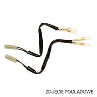 OXFORD ZŁĄCZE (PRZEWÓD / PRZEJŚCIÓWKA / KABEL / PRZEDŁUŻACZ) KIERUNKOWSKAZÓW LED I ŻARÓWKOWYCH DO KOSTKI OEM YAMAHA (ZŁĄCZE DWA PRZEWODY)