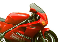 Szyba motocyklowa MRA DUCATI 851, 851S3, 1989-1991, forma S, czarna