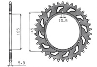 SUNSTAR ZĘBATKA TYLNA 866 47 YAMAHA MT 03 06-12 (5YK) (JTR855.47) (ŁAŃC. 520) (86647JT)