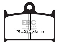 Klocki hamulcowe EBC FA145HH wzmacniane (kpl. na 1 tarcze)